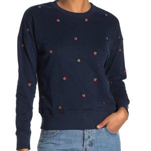Tomato Embroidery Print Sweater | Current Air